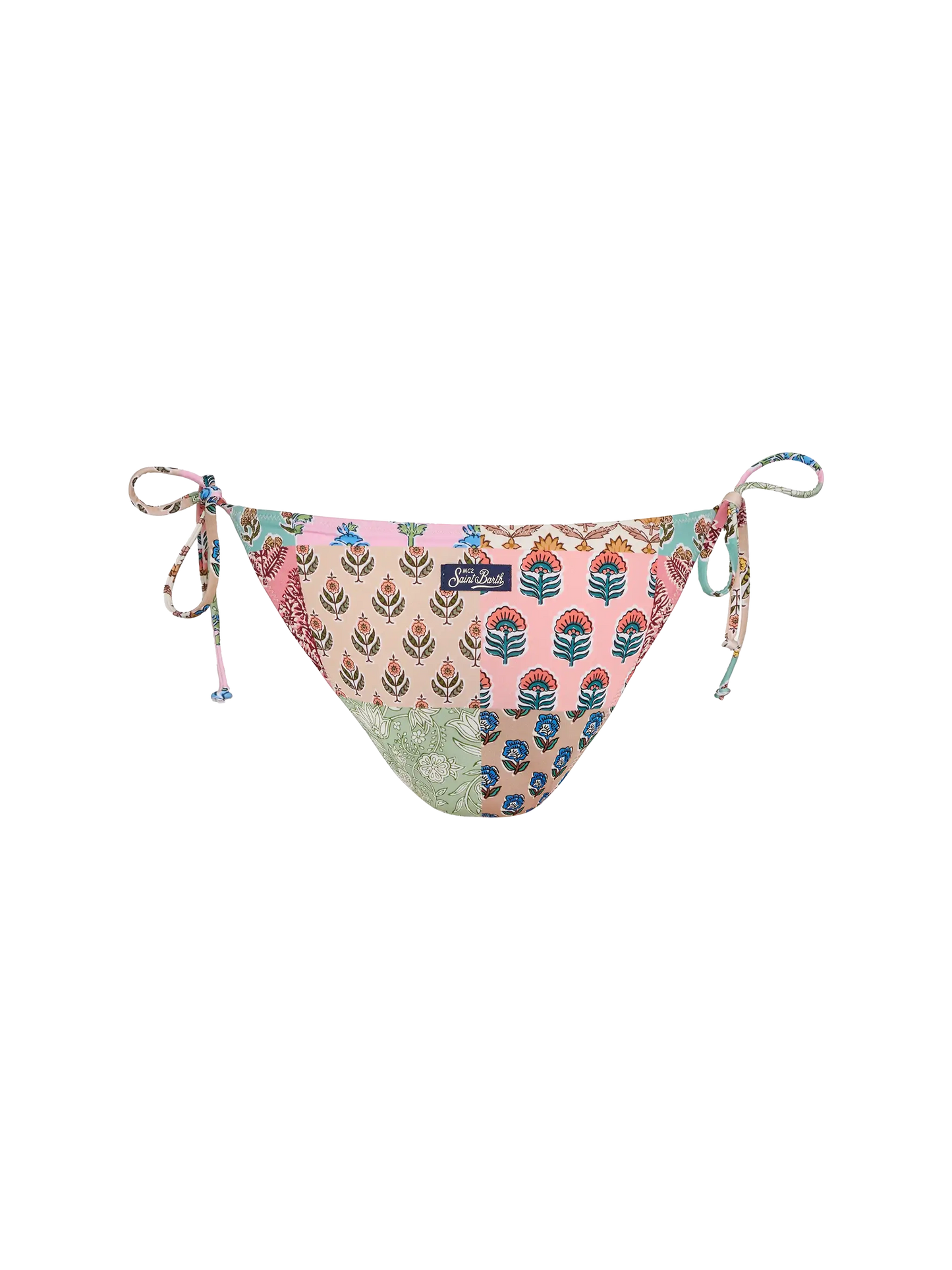 Klassische Badehose „Virgo“ mit floralem Patch-Print