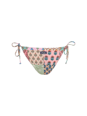 Klassische Badehose „Virgo“ mit floralem Patch-Print