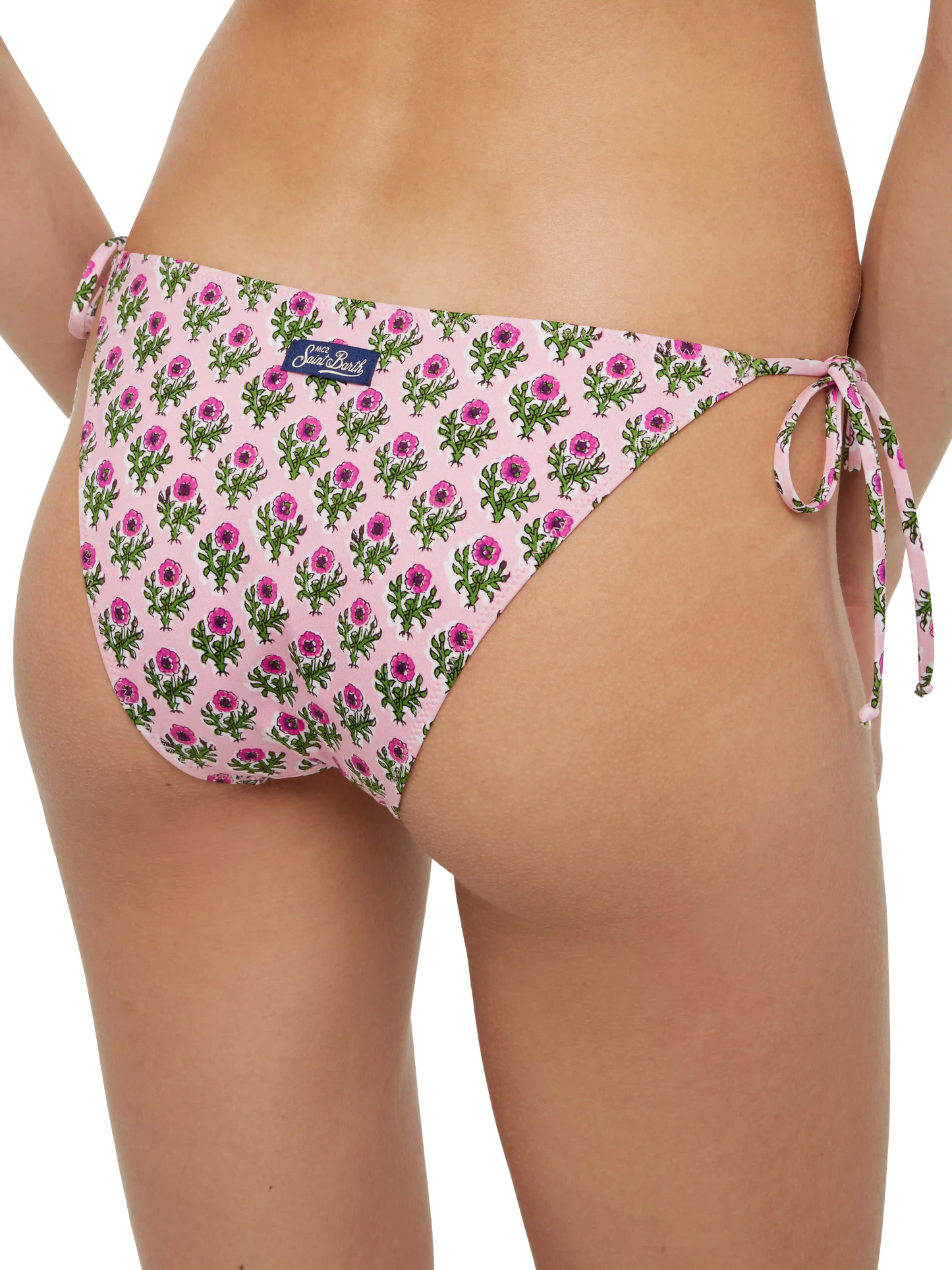 Virgo classic swim briefs with floral print