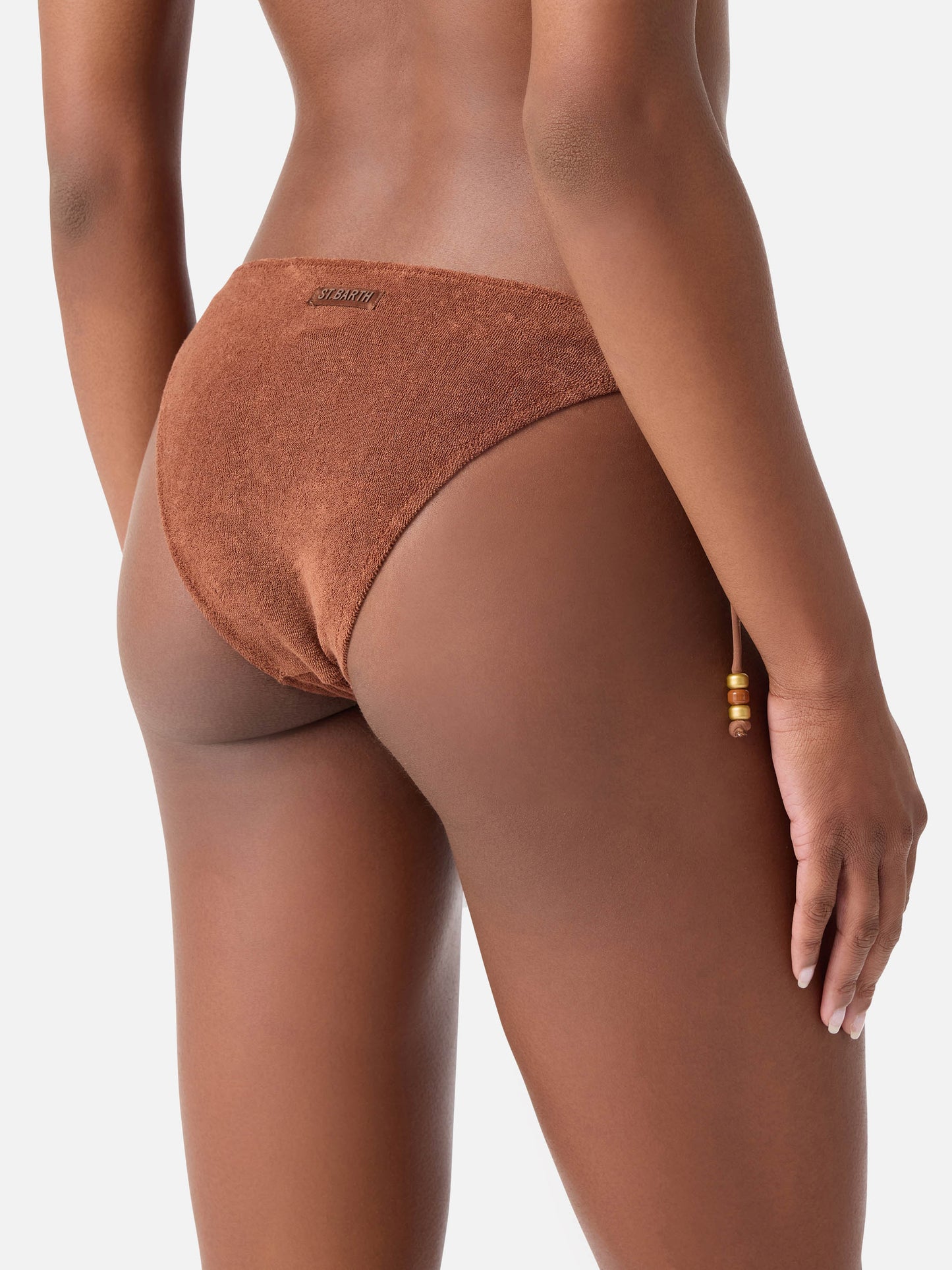 Bikini bralette Judy Virgo en éponge marron 