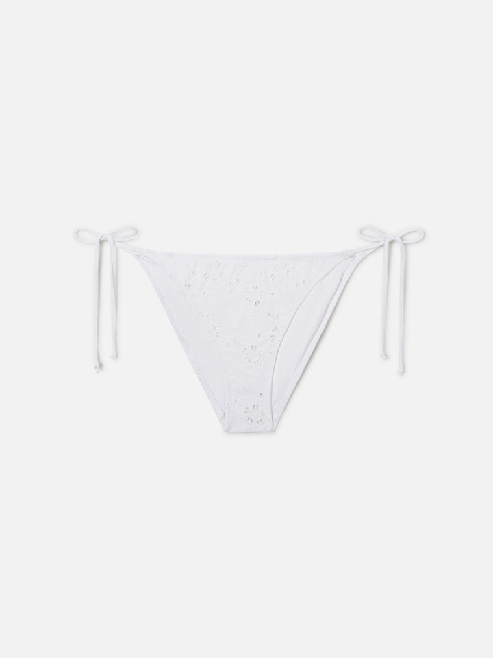 Bikini Leah Virgo in sangallo bianco