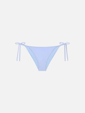 Slip mare Virgo classico in velluto azzurro