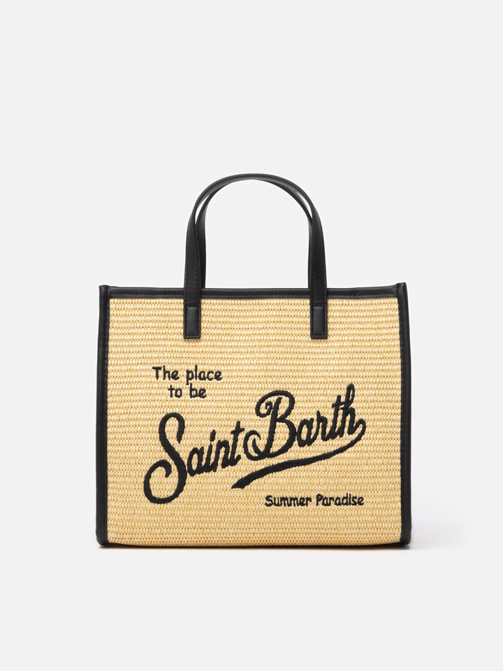 Beige Vivian Midi Straw handbag - MC2 Saint Barth