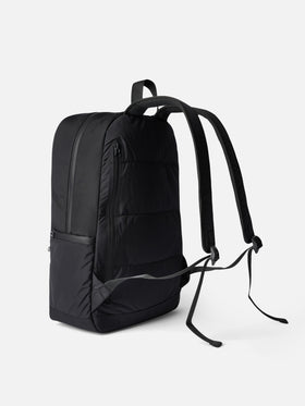 Black nylon backpack with zipped pockets - MC2 Saint Barth