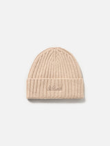 Man beige cashmere blend hat Wengen