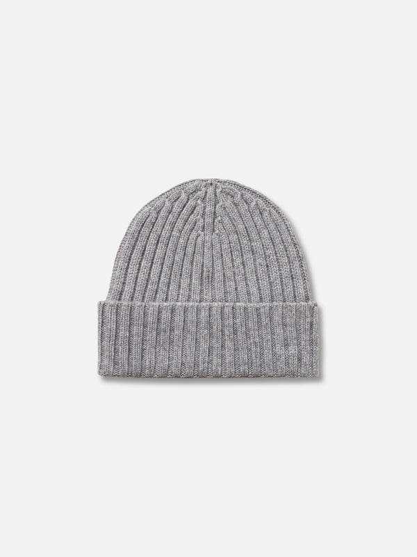 Man mèlange grey cashmere blend hat Wengen