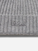 Man mèlange grey cashmere blend hat Wengen