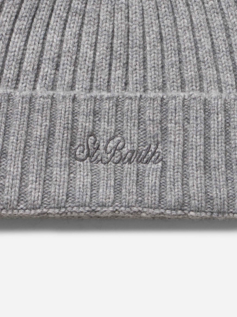 Man mèlange grey cashmere blend hat Wengen