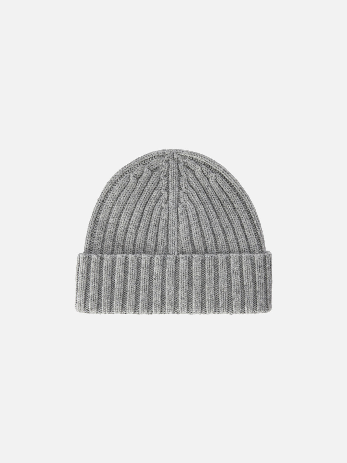 Gorro Wengen en gris claro con bordado St. Barth 