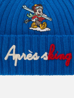 Blue gorro Wengen con bordado Après Sking | Special edition 