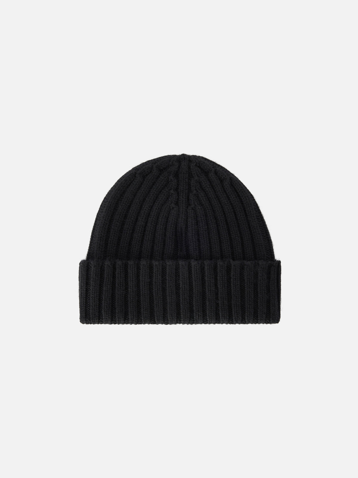 Bonnet Wengen noir avec logo brodé 