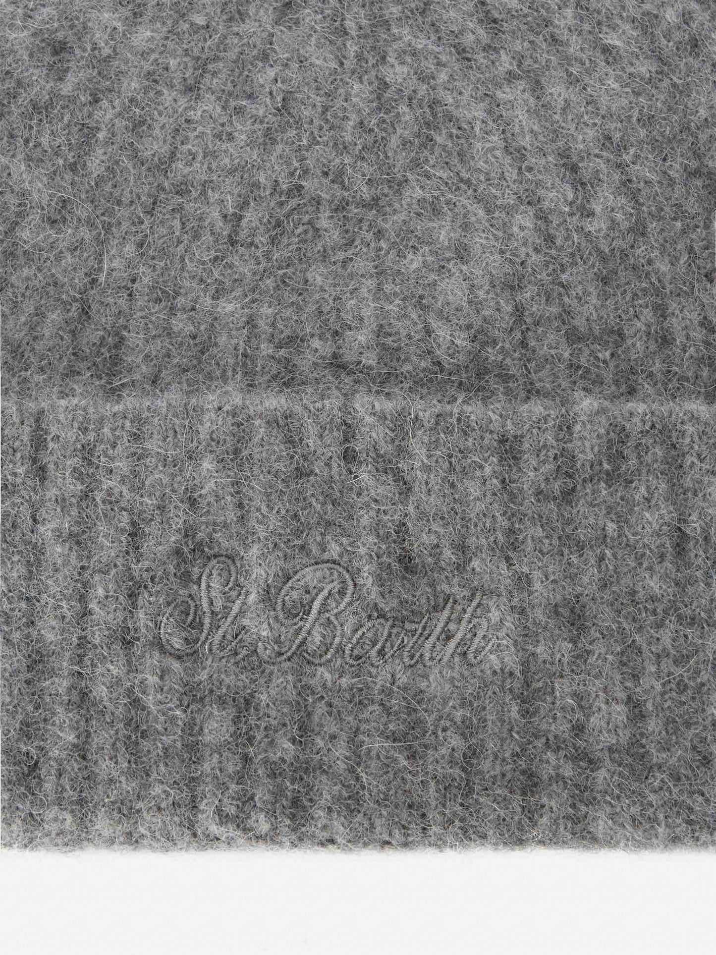 Cappello Wengen in alpaca stretch grigio mélange