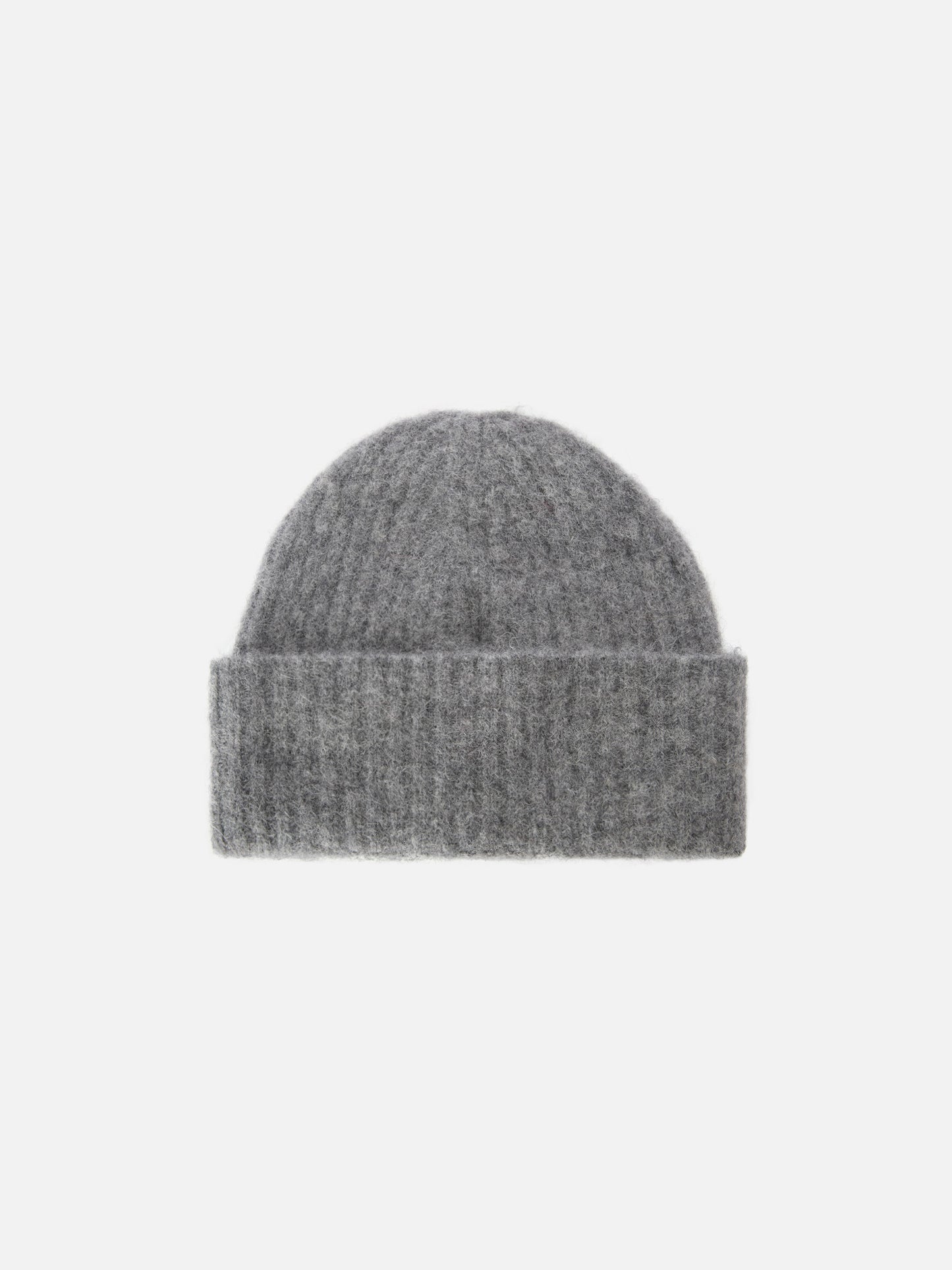 Cappello Wengen in alpaca stretch grigio mélange