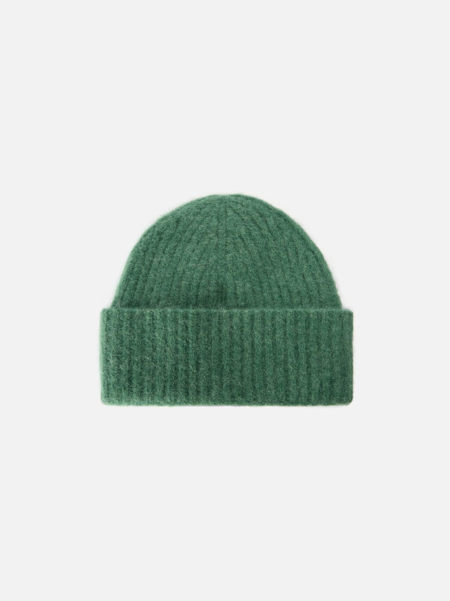 Cappello Wengen in alpaca stretch verde salvia