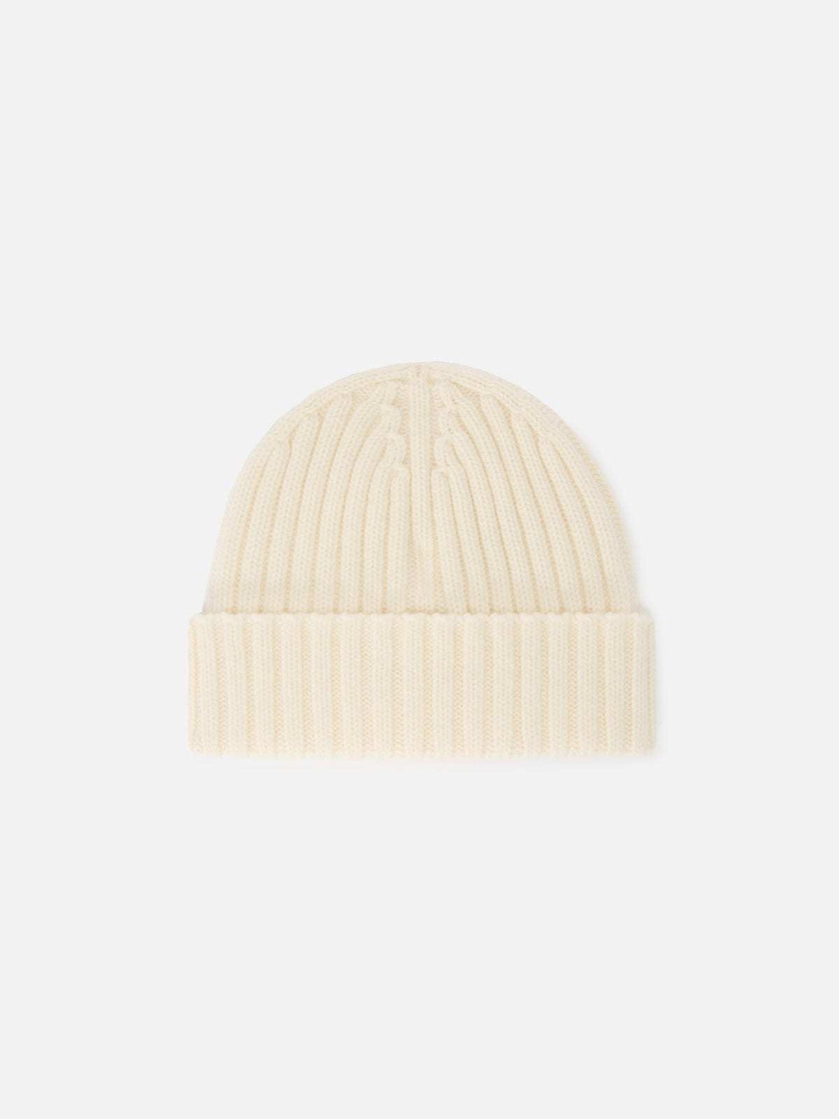 Off white Wengen wool beanie with logo embroidery