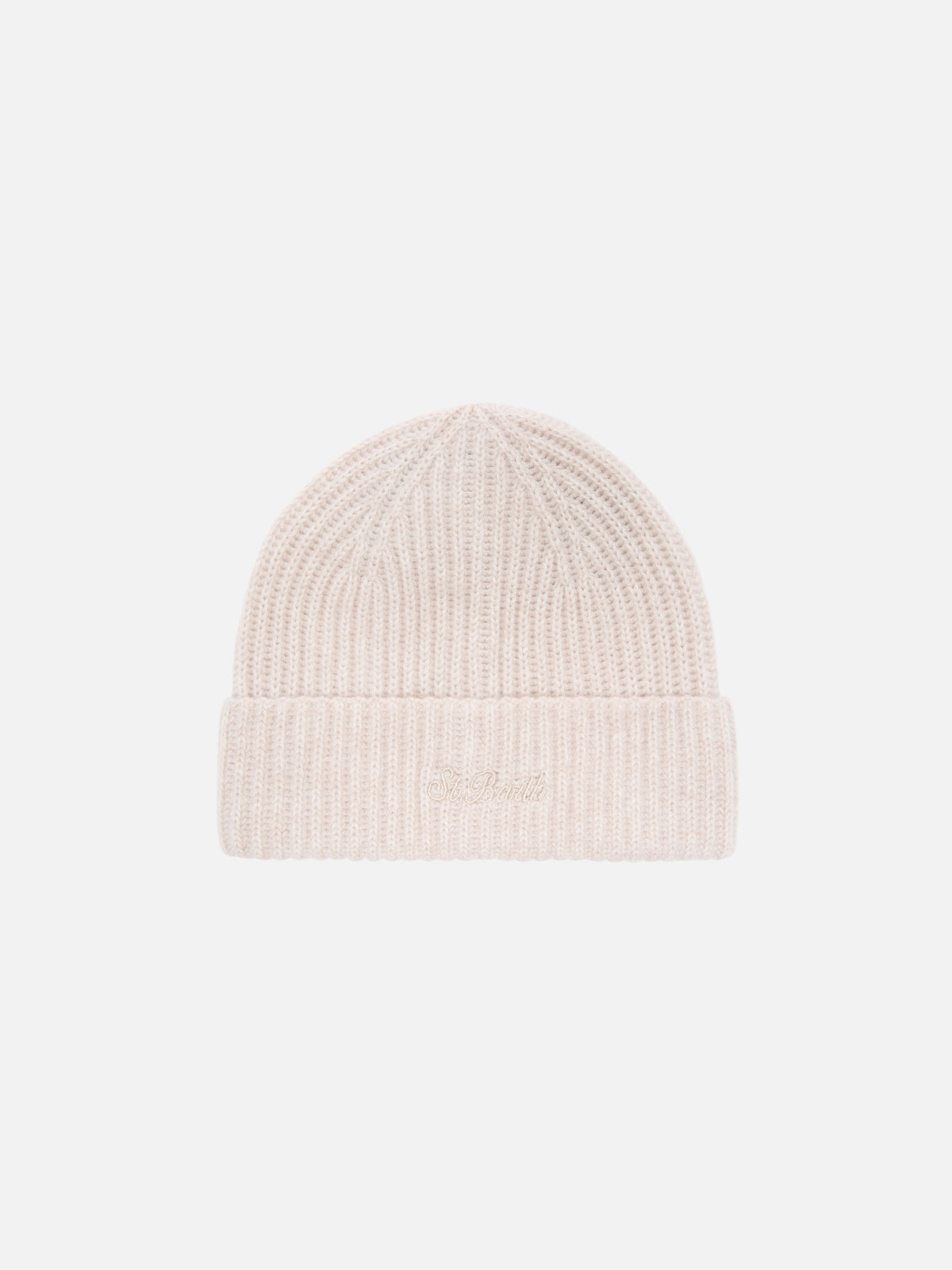 Beige Wengen cashmere beanie