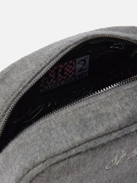 Westwood Vanity Case in gray wool blend felt