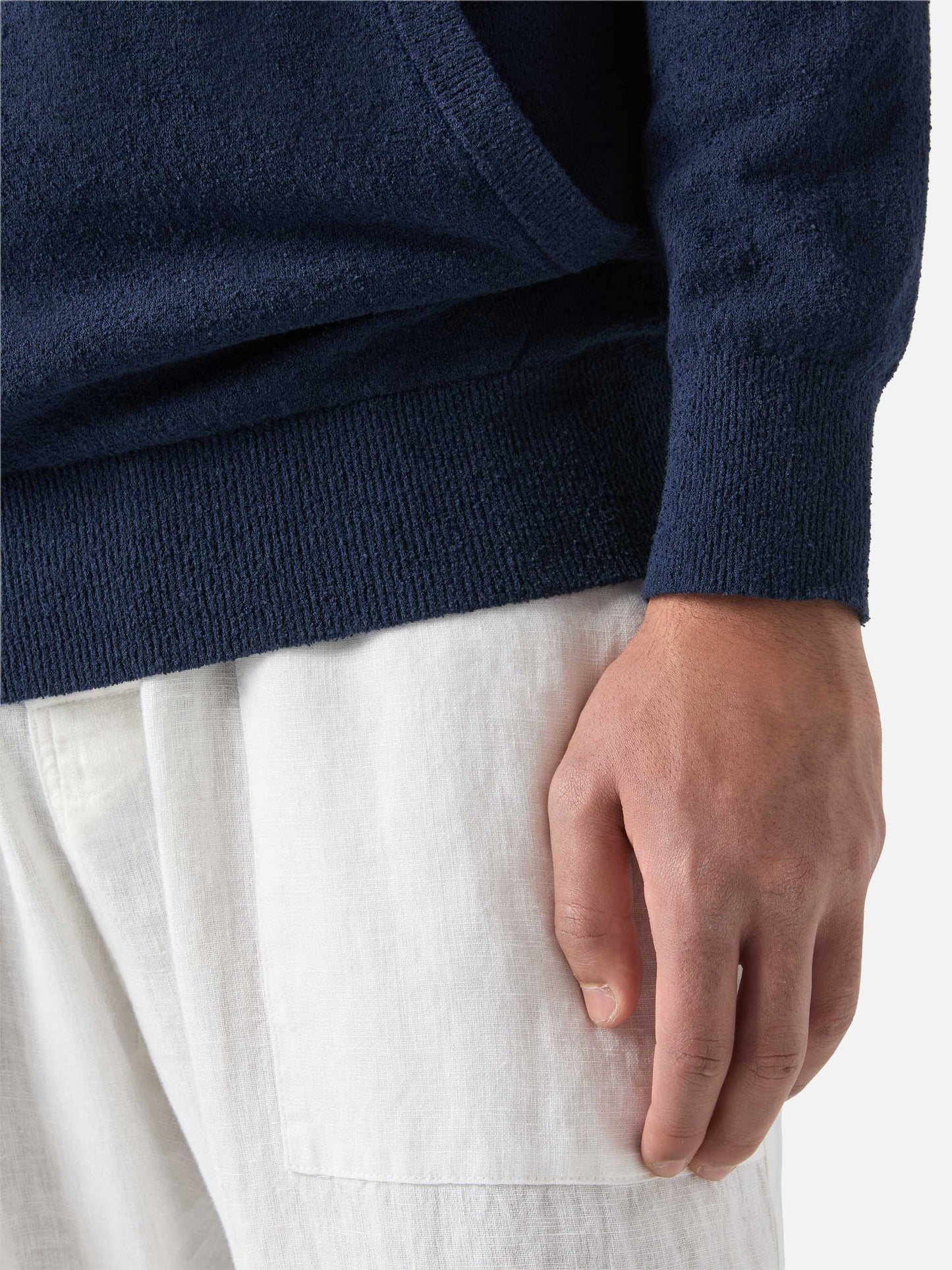 Maglione con cappuccio in misto cashmere Wood