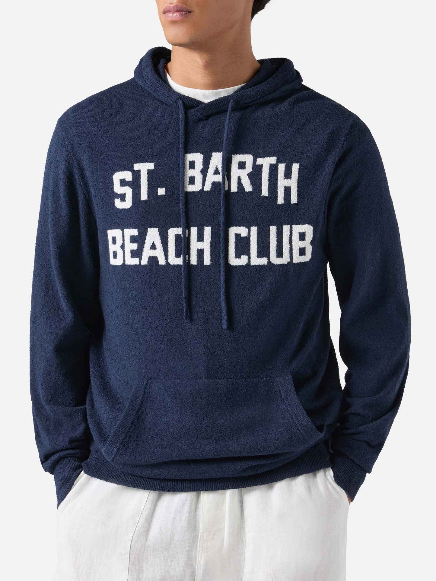 Maglione con cappuccio Wood