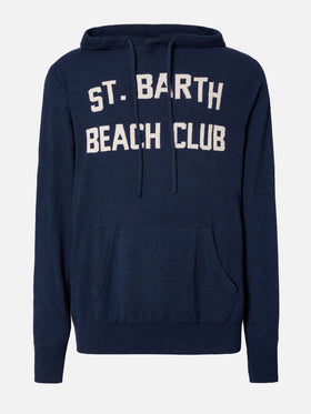 Maglione con cappuccio Wood