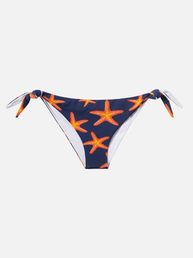 Yali classic swim briefs with starfish print