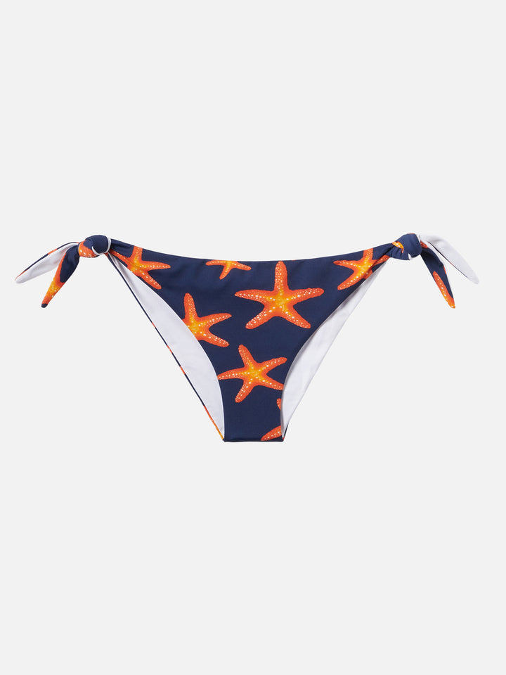 Bandeau bikini Tiarè Yali with starfish print