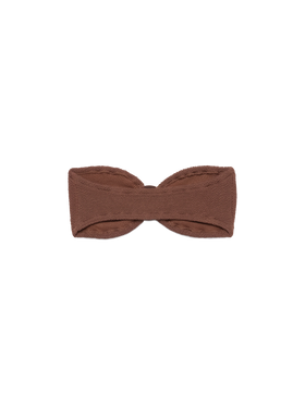 Yulia braunes Crinkle-Bandeau-Top