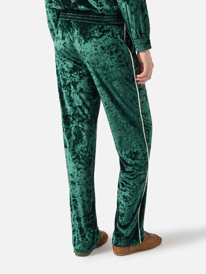 Yvonne green chenille pants