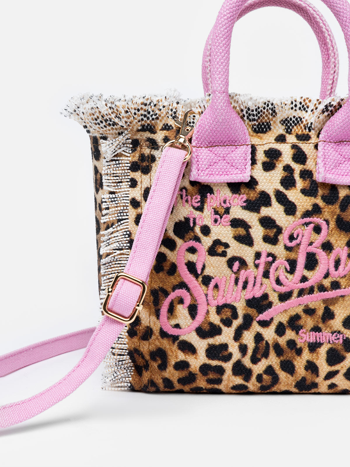 Animalier cotton canvas Mini Vanity bag