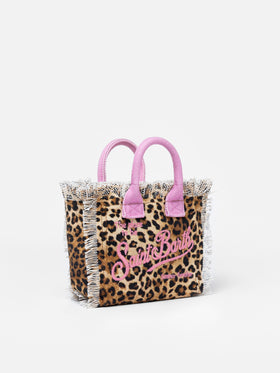 Animalier cotton canvas Mini Vanity bag