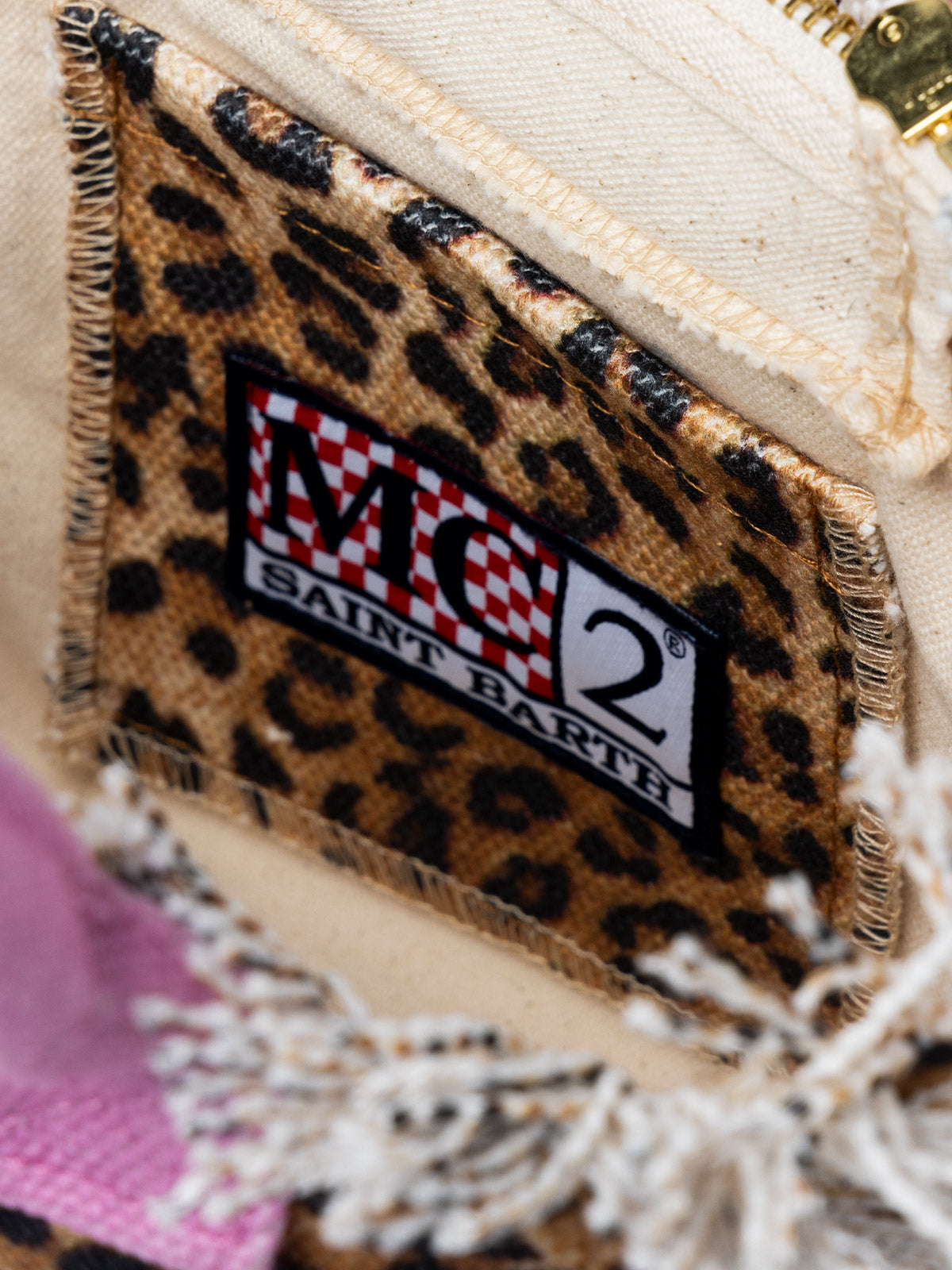 Animalier cotton canvas Mini Vanity bag