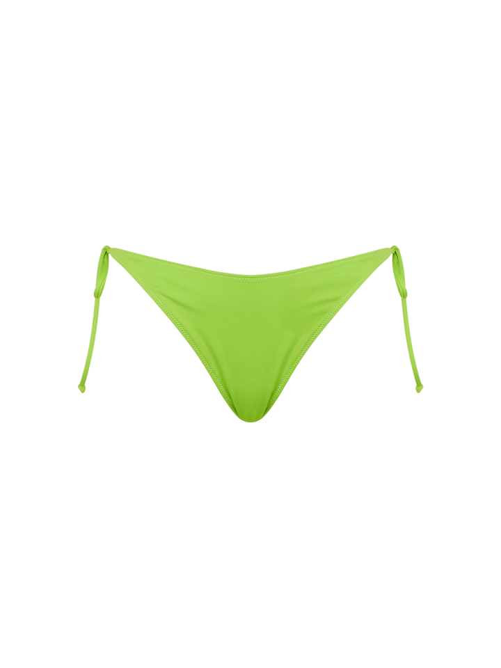 Lindgrüner Triangel-Bikini für Damen