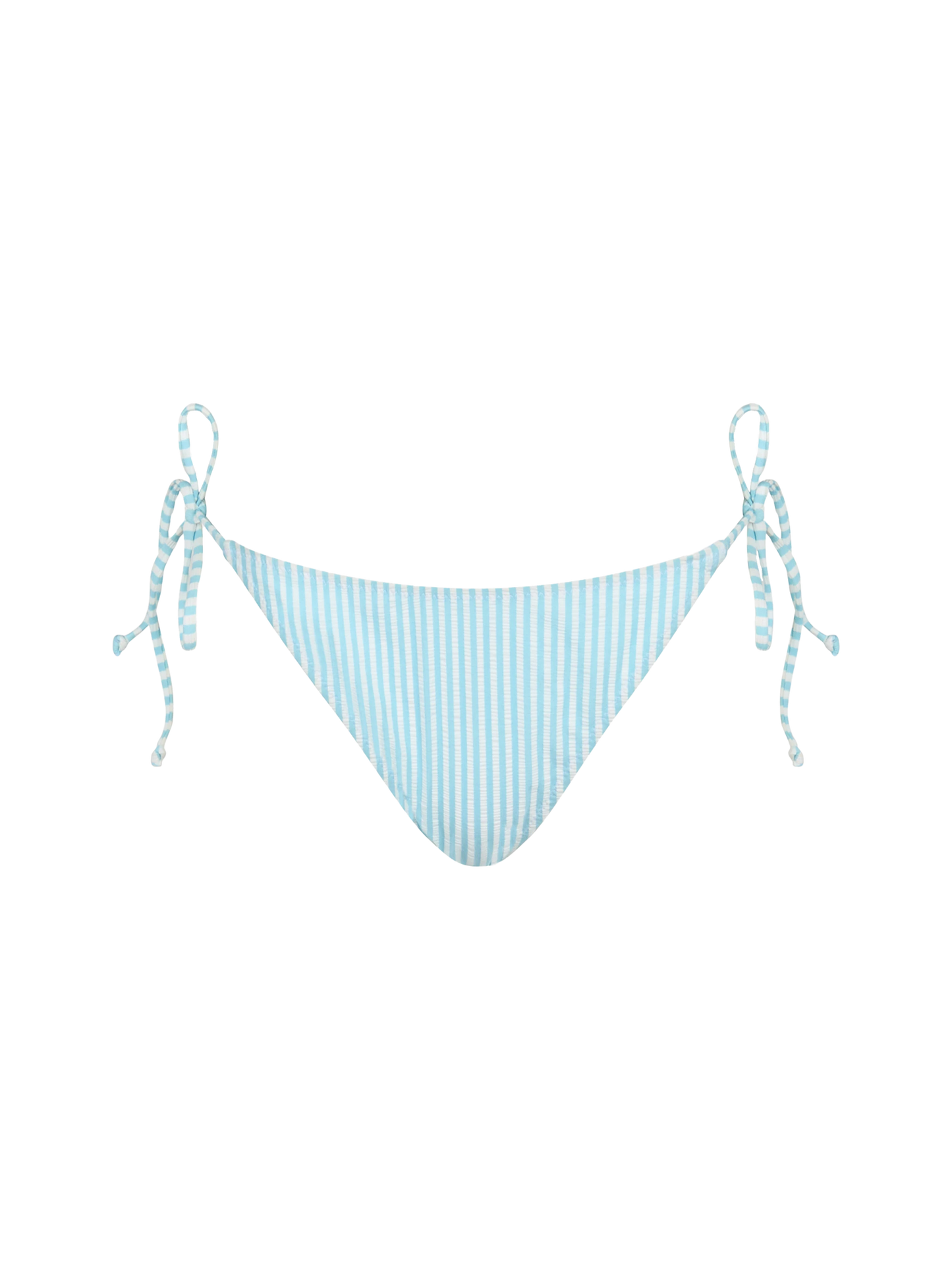 Gestreifte klassische Damen-Badehose aus Seersucker Jungfrau