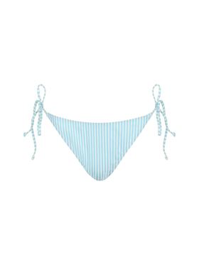 Gestreifte klassische Damen-Badehose aus Seersucker Jungfrau