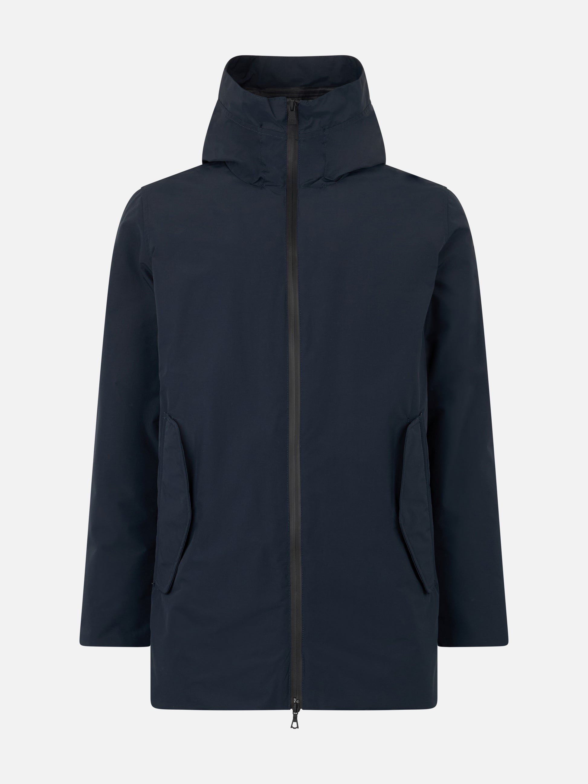 Man hooded blue Voyager parka jacket - MC2 Saint Barth