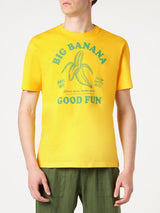 Herren-T-Shirt aus Baumwolle mit Bananenaufdruck