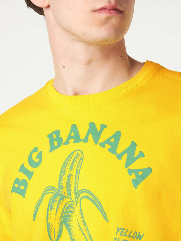 Herren-T-Shirt aus Baumwolle mit Bananenaufdruck