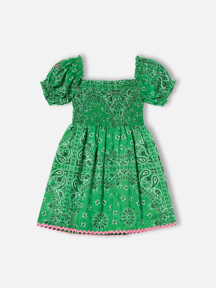 Abito da bambina stampa bandana
