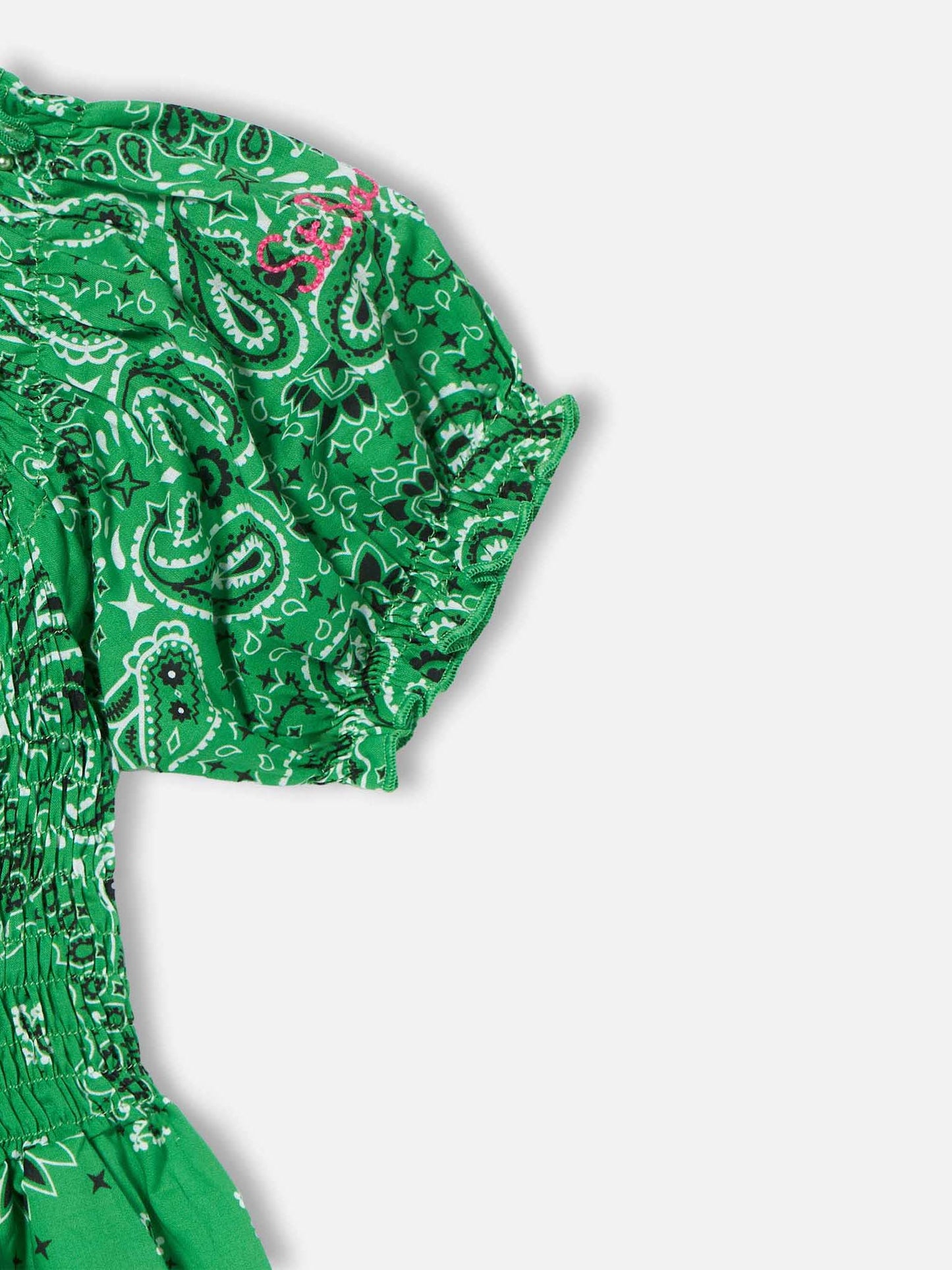 Girl dress bandanna print