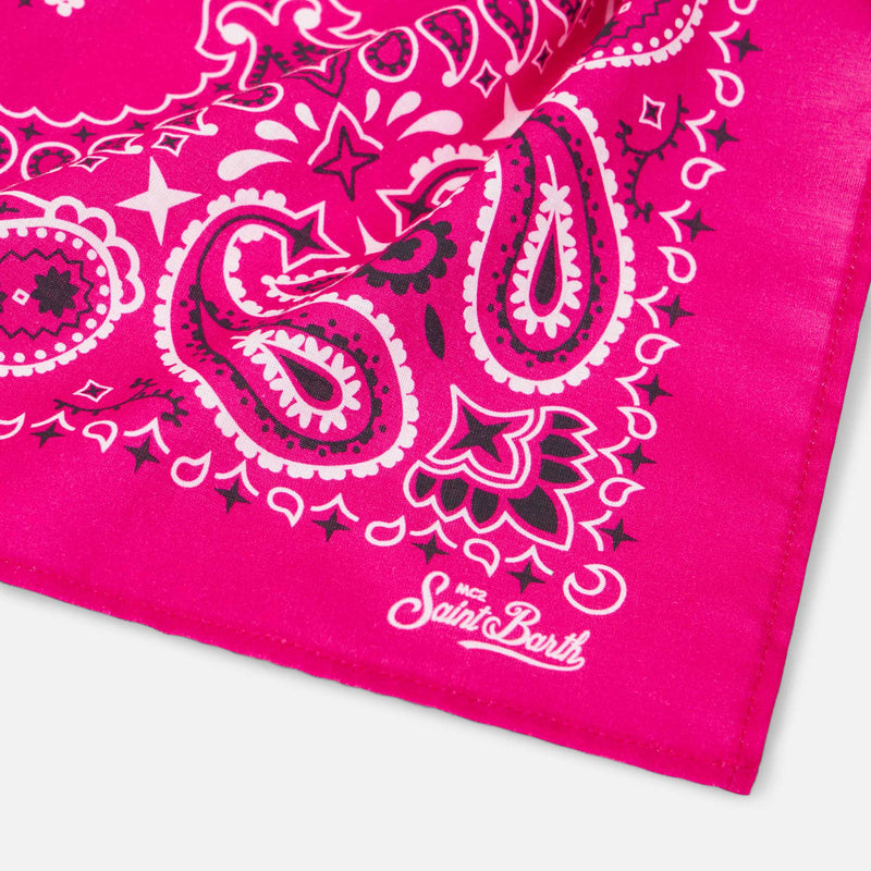 Foulard fucsia bandanna