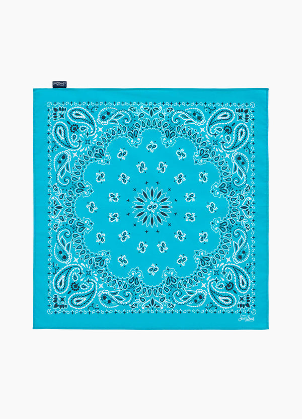 Foulard bandana azzurra