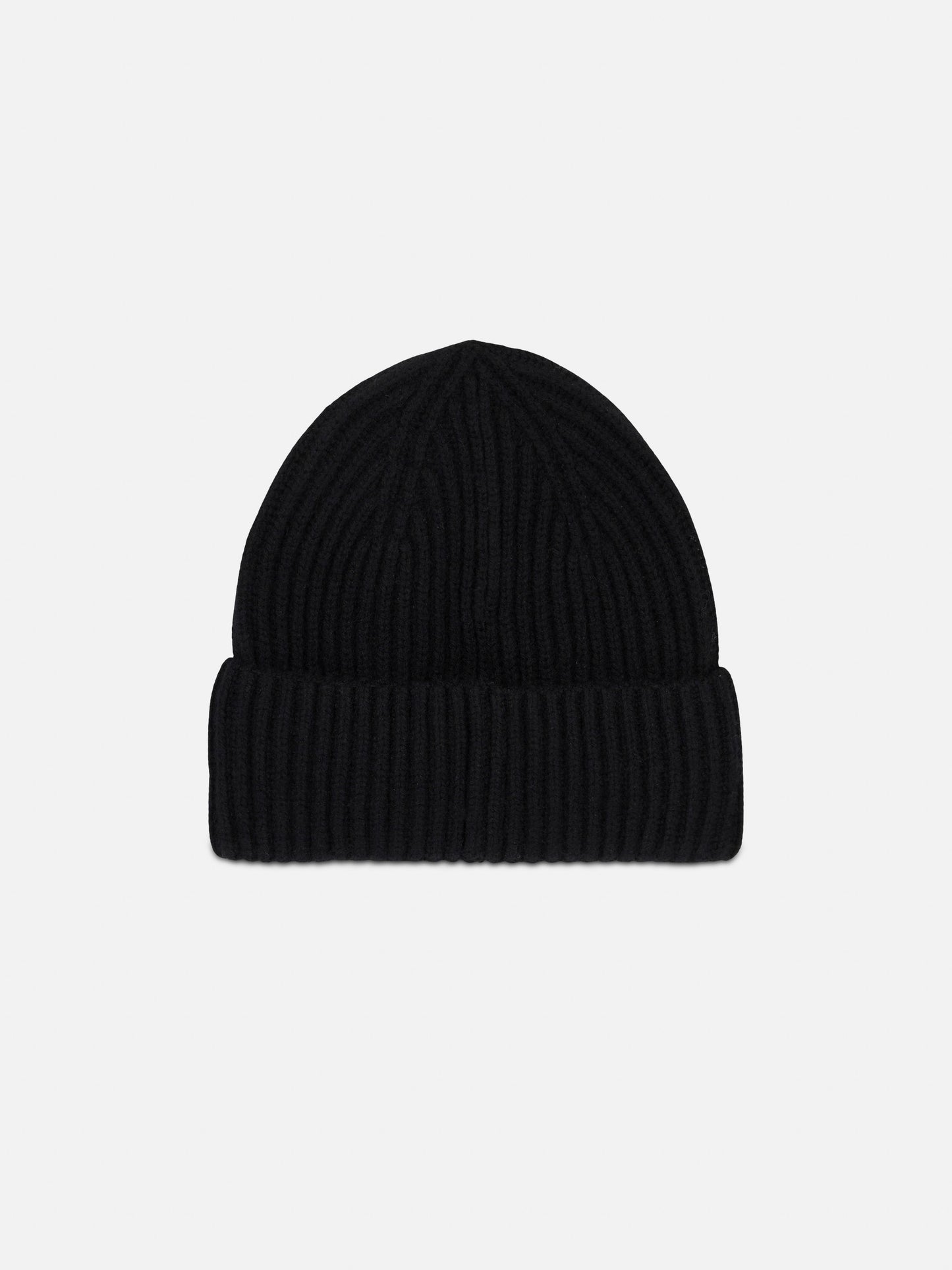 Woman black beanie with St. Barth embroidery