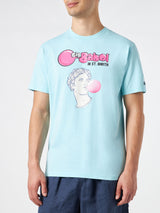 Herren-T-Shirt aus Baumwolle mit Aufdruck „Big Babol“-Statue | GROSSE BABOL® SONDEREDITION