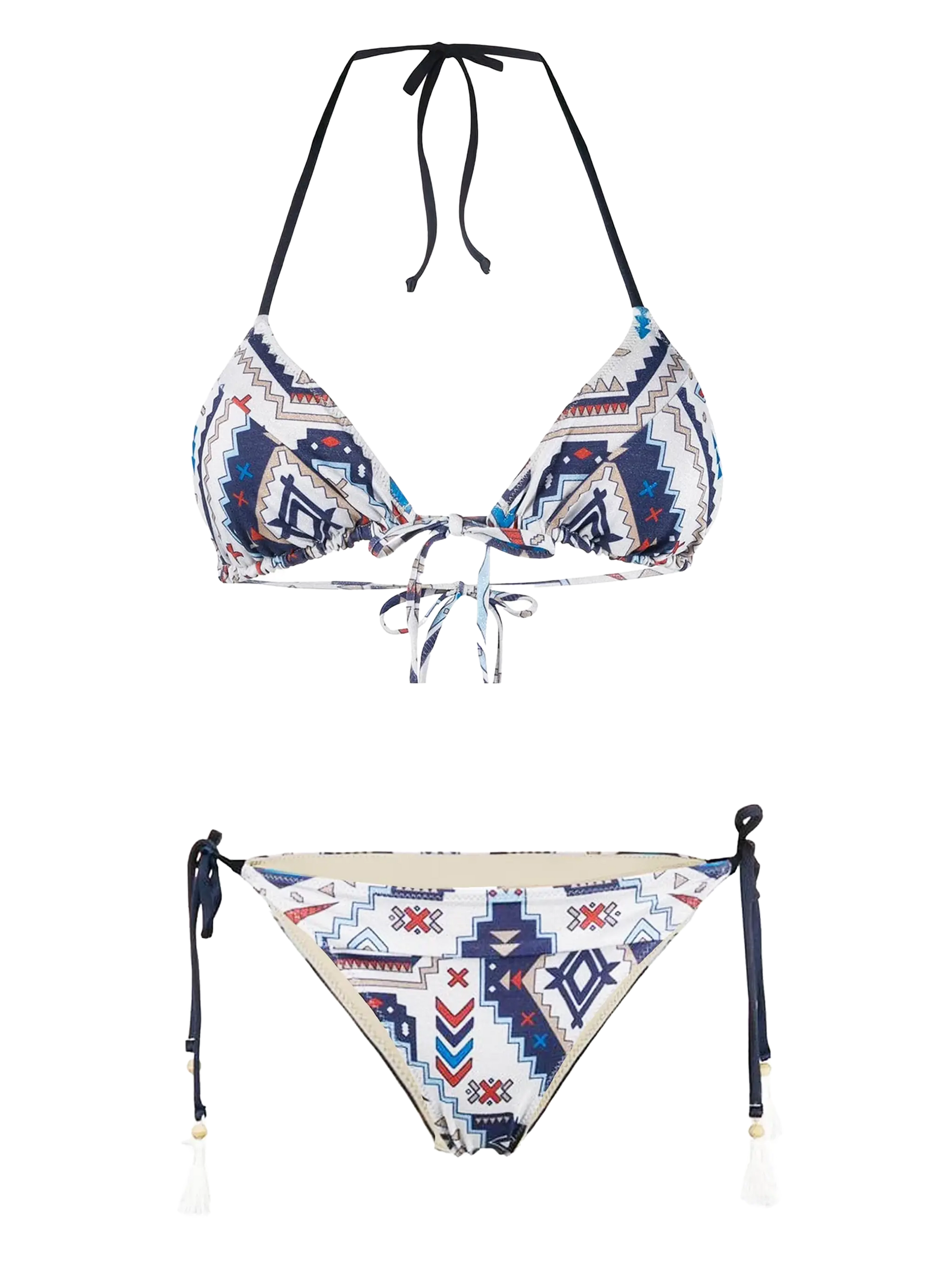 Aztec style glitter triangle bikini - MC2 Saint Barth