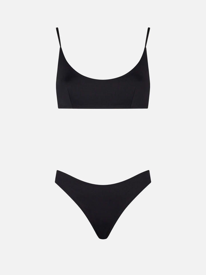 Bikini da donna a bralette colore nero