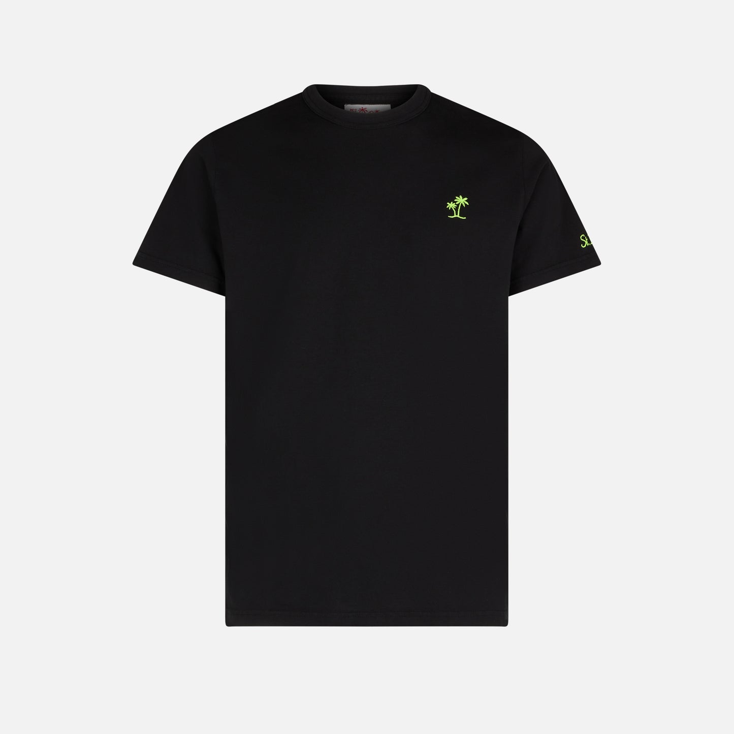 T-shirt da uomo in cotone nero
