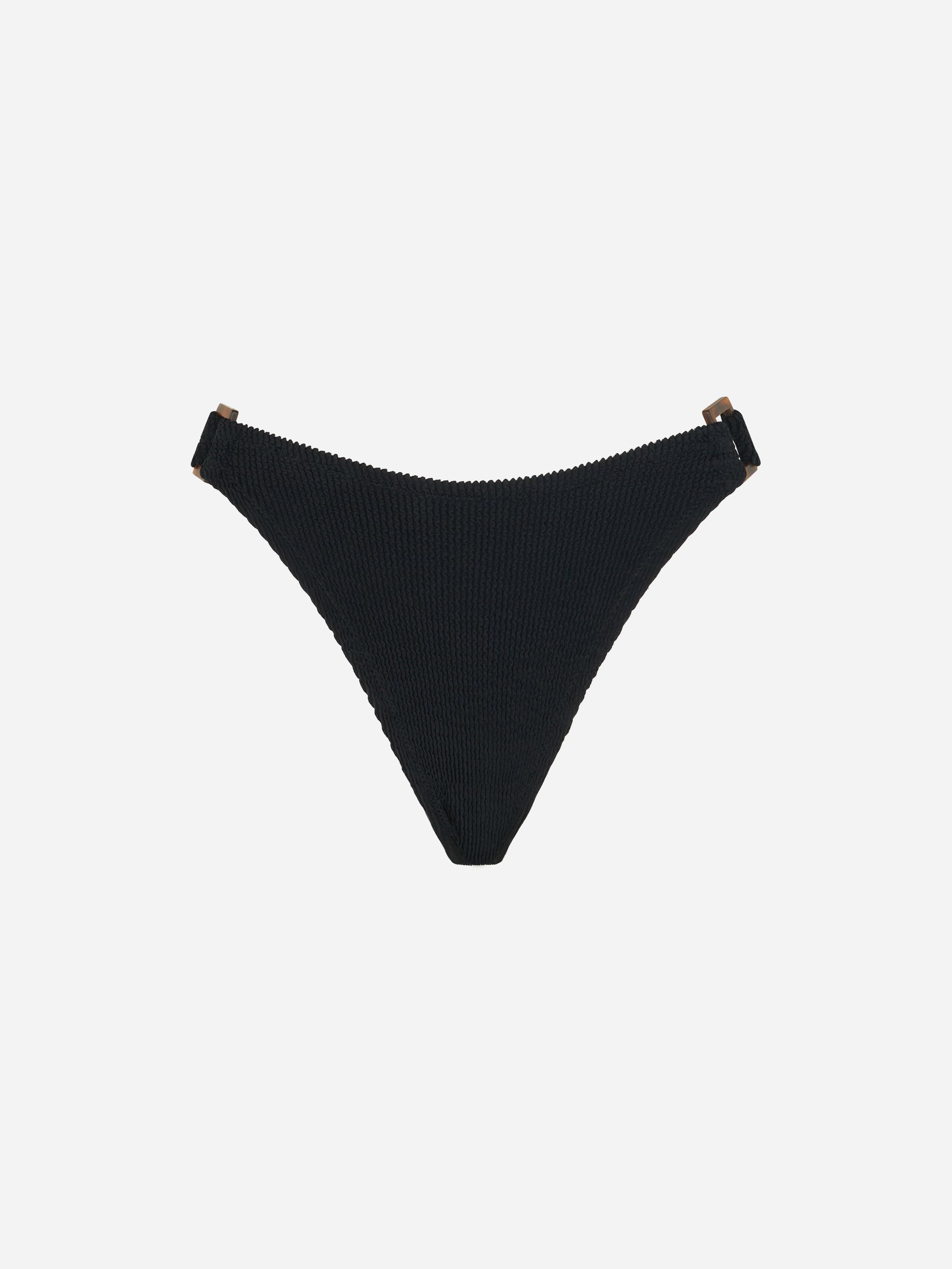 Crinkle black swim briefs - MC2 Saint Barth