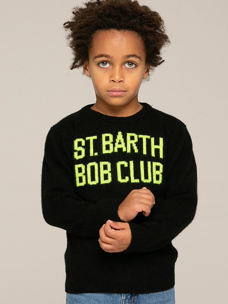 St. Barth Bob Club print boy sweater