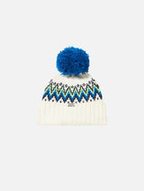 Boy beanie with Icelandic jacquard