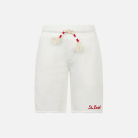 Boy fleece short with pocket - MC2 Saint Barth